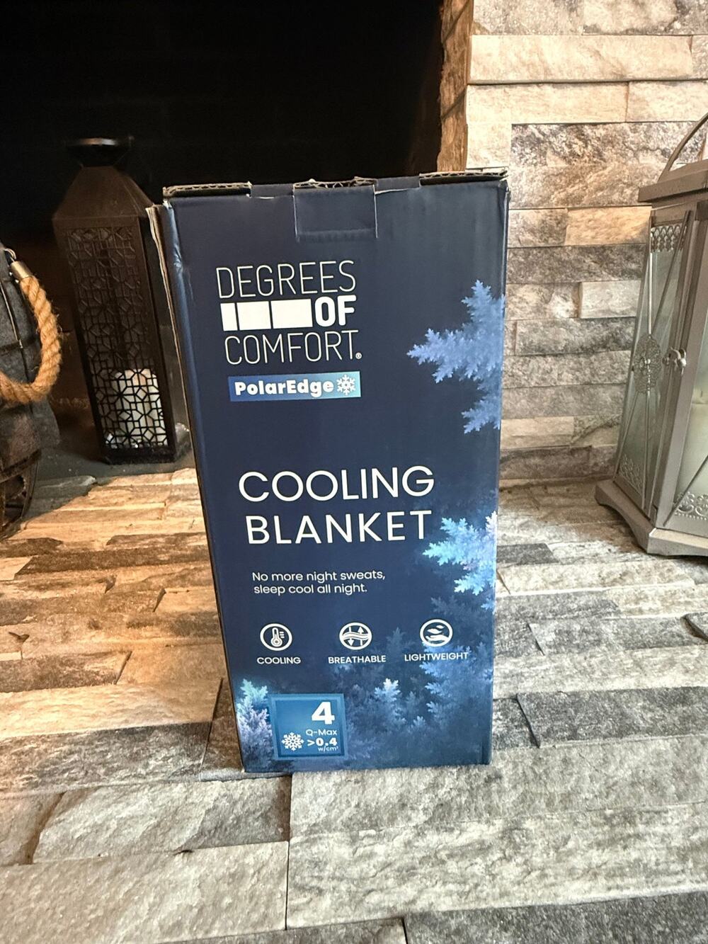 Degrees of Comfort PolarEdge Pro Cooling Blanket Queen Size Level 4